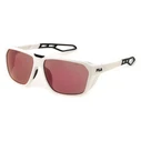 FILA Men's Sunglasses SFI722-635WWA — White Frame, Red Lens