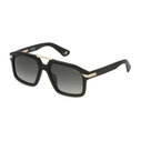Police Men's Sunglasses SPLP28M-560703 Black Acetate Frame 56/19/150 mm Category 3 Grey Lenses