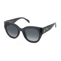 Tous Women's Sunglasses STOC84S 0705 – Grey Acetate Frame, Grey Lenses (52/22/140 mm)