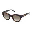 TOUS Women's Sunglasses STOC82-500752 Brown Acetate Frame (50/21/140)