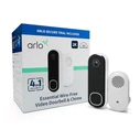 Arlo Ασύρματο Κουδούνι Πόρτας Wi?Fi Essential Video Doorbell 2K & Chime (AVDK4001-100PES) - Λευκό