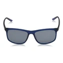 NIKE Lore Men's Sunglasses — Blue Acetate Frame, Grey Lens — Model CT8080-410