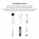 Google Nest Video Doorbell (incl. Battery) - GA01318-FR