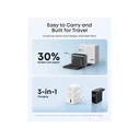 Anker Charger 100W με Smart Display, 2x USB-C + 1x USB-A, γκρι