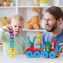 Mattel Mega Bloks Construction Set Build and Match Animal Tractor