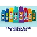 Mattel Mega Bloks Construction Set Build and Match Animal Tractor