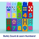 Mattel Fisher Price Mega Bloks Building Set Build And Learn Build And Count Bus JKG34