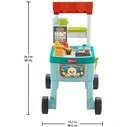 Mattel Fisher Price Educational Series Περπατούρα 4 σε 1 Καροτσάκι Αγορών