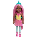 Mattel Barbie Κούκλα Chelsea Unicorn Pink Hair Dark Skin Doll