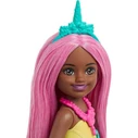 Mattel Barbie Κούκλα Chelsea Unicorn Pink Hair Dark Skin Doll