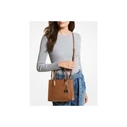 Michael Kors Δερμάτινη Γυναικεία Τσάντα Χειρός Καφέ (35S1GM9M2LLUG)