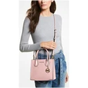 Michael Kors Mercer Leather Women's Shoulder Bag Pink (Powder Blush) 35S1GM9M2L