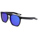 Nike Flatspot XXII Unisex Γυαλιά Ηλίου με Μαύρο Κοκκάλινο Σκελετό και Μπλε Καθρέφτη Φακό N.KD.V2-259
