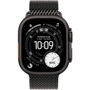 Milanese μπρασελέ από τιτάνιο, Μαύρο, 49mm (Medium) για Apple Watch