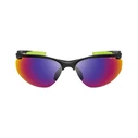 NIKE Aerial E Unisex Sunglasses - Black Acetate Frame, Blue Mirror Lens (DZ7353-011)