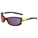 NIKE Men's Sunglasses ZONE ED DZ7357-011 - Black Injected Frame, Multicolored Mirror Lens, 66/15/140