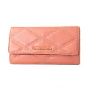 MICHAEL KORS Large Leather Women's Wallet - Rose (35S2GTVF3U-SRT)