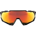 100% Speedtrap Sunglasses - HiPER Mirror Lens Soft Tact Black (Cycling Glasses)