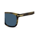 HUGO BOSS BLACK Men's Sunglasses BOSS1722/G/S 517 (54/20/145) Brown lenses, Acetate frame, Category 3