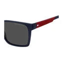 Tommy Hilfiger Men's Sunglasses TH-2143-S-8RU Navy Blue Acetate Frame Grey Lenses 55/19/145 mm