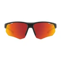 CARRERA DUCATI Men's Sunglasses CARDUC 044/S 003 (69/10/130) - Black frame, Red multi-layer lenses, Category 3