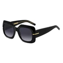 HUGO BOSS BLACK Women Sunglasses BOSS1730S807 - Black Acetate Frame, Grey Degraded Lenses, 54/21/145 mm