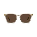 TOMMY HILFIGER Women's Sunglasses TH-2158-S-10A (52/18/145) - Beige Acetate Frame, Brown Lenses (Category 3)