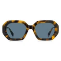 Tommy Hilfiger Women's Sunglasses TH-2155-S-EPZ (52/20/140) – Acetate Frame, Blue Lenses, UV400, Category 2