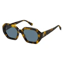 Tommy Hilfiger Women's Sunglasses TH-2155-S-EPZ (52/20/140) – Acetate Frame, Blue Lenses, UV400, Category 2