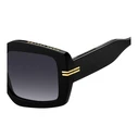 Marc Jacobs Women's Sunglasses MJ-1109/S-807 – Black Acetate Frame, Grey Degraded Lenses (53/20/145)