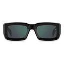David Beckham Men's Sunglasses DB-7131-S-WR7 – Acetate Black Frame, Mirrored Category 3 Green Lens, Size 52/22/140 mm