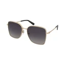 Marc Jacobs Women's Sunglasses MARC 829/S RHL (58/17/145) – Gold Metal Frame, Grey Lenses (Category 3 degraded)