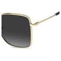 Marc Jacobs Women's Sunglasses MARC 829/S RHL (58/17/145) – Gold Metal Frame, Grey Lenses (Category 3 degraded)
