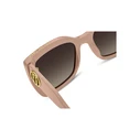 THE MARC JACOBS Women's Sunglasses MARC 811/S 35J – Pink Acetate Frame, Brown Gradient Lenses (54/20/140)