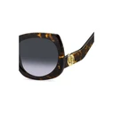 Marc Jacobs Women's Sunglasses MARC 808/S 086GB - Acetate Tortoiseshell Frame, Grey Gradient Lenses (57/23/130 mm)