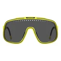 CARRERA Unisex Sunglasses SPORT 02/S 4CW/IR (C-SPORT-02-S-4CW) - Yellow injected plastic frame, Grey lenses, 99/01/130 mm