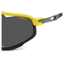 CARRERA DUCATI Men's Sunglasses CARDUC055S4CW (76/11/120 mm) — Grey lenses, Yellow frame
