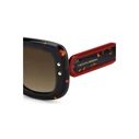 Carolina Herrera Women Sunglasses HER 0313/S 086/HA — Acetate Tortoiseshell Frame, Brown Lenses, 49/26/145 mm