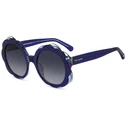 KATE SPADE Women's Sunglasses KSVIVI2GSPJP - 54/21/140 mm, Blue Acetate Frame, Grey Gradient Lenses