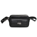 Michael Kors Mirella Δερμάτινη Γυναικεία Τσάντα Ώμου Μαύρη – 35R5S2BC0L-BLA