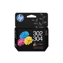 HP 302/304 Πολύχρωμο Αυθεντικό Μελανοδοχείο Ink Cartridge (B7RT6AE)