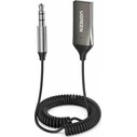 Bluetooth Αυτοκινήτου Ugreen CM309 5.0 Receiver USB Cable AUX Jack Black