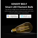 SONOFF Smart LED Filament Bulb B02 F ST64 Wi Fi 7W E27 1800K 5000K