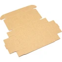 Unbranded Χαρτοκιβώτιο συσκευασίας τρίφυλλο 20x13x3.5cm καφέ 100τμχ