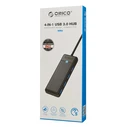 ORICO USB hub PAPW4A-C3 4 θυρών 5Gbps USB-C σύνδεση μαύρο