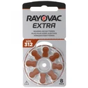 Μπαταρίες Ακουστικών Βαρηκοΐας Rayovac Extra (8τμχ)