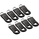Unbranded Ανταλλακτικά γατζάκια για φερμουάρ 35mm μαύρο 8τμχ