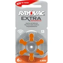 RAYOVAC μπαταρίες ακουστικών βαρηκοΐας 13MF mercury free 1.4V 6τμχ
