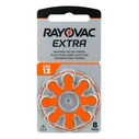 Μπαταρίες Ακουστικών Βαρηκοΐας Rayovac Extra V13 (8τμχ)