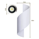 POWERTECH LED φωτιστικό τοίχου HLL-0162 10W 4000K 800lm IP65 λευκό